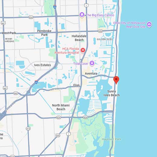 marenas beach resort location map